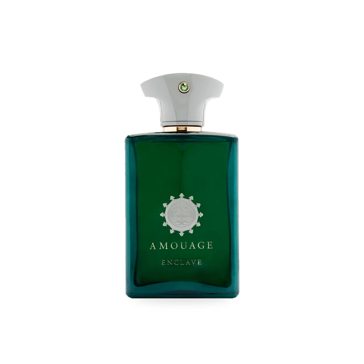Amouage Enclave отливка 5 мл и 10 мл, флакон на бял фон