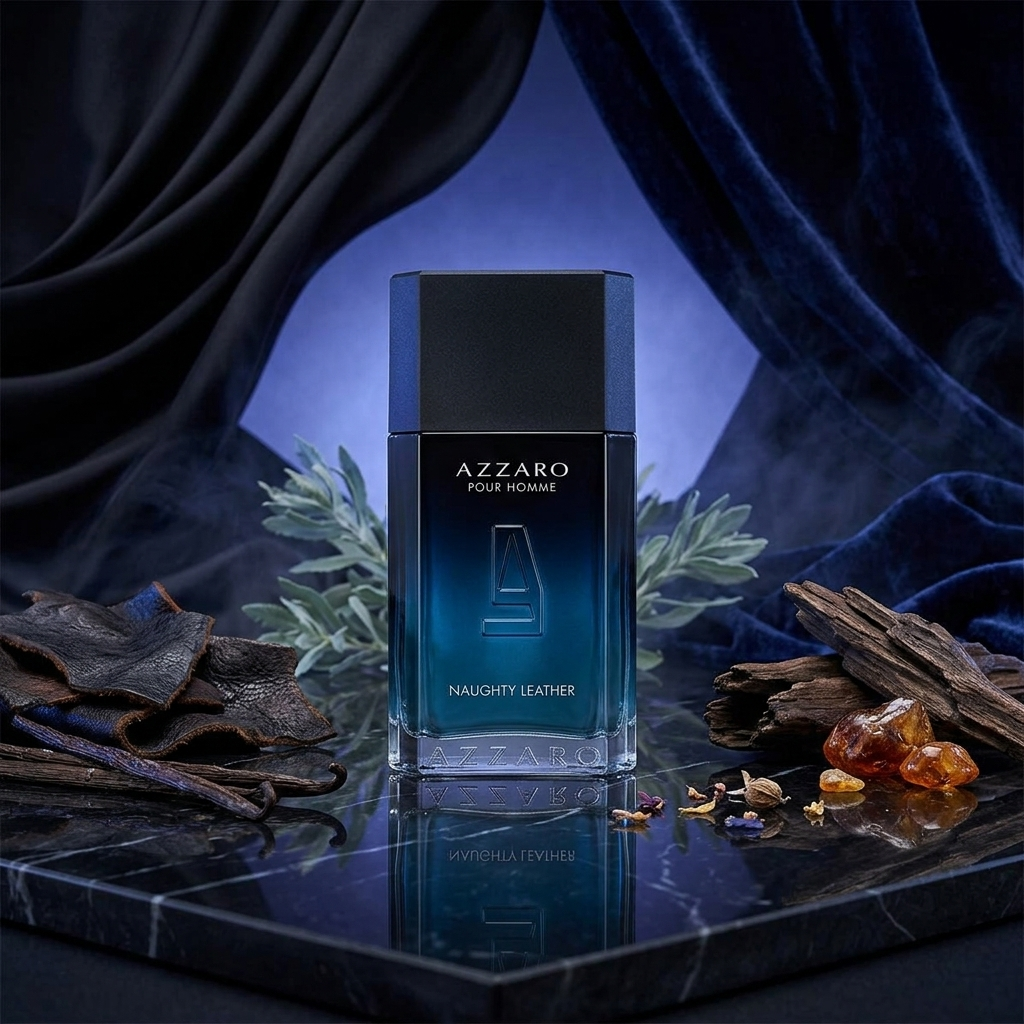 Azzaro Pour Homme Naughty Leather, ноти кожа, ветивер и кедър