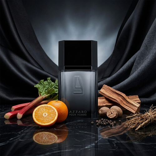 Azzaro Pour Homme Night Time, ноти портокал, ревен и черен пипер