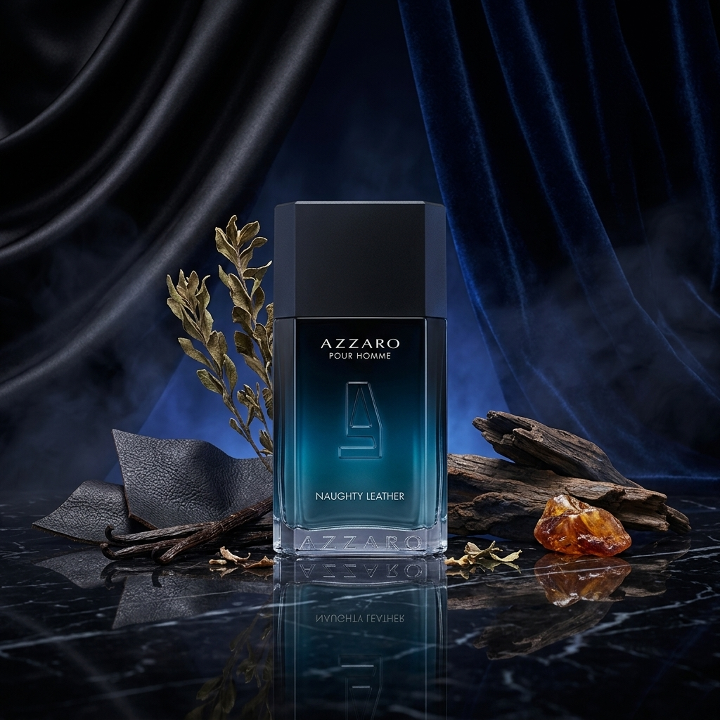 Azzaro Pour Homme Naughty Leather в атмосферична кожена сцена