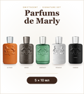 Parfums de Marly Signature Set: 5 perfume decants of 10 ml Althair, Herod, Greenley, Pegasus, Habdan | SwiftScent