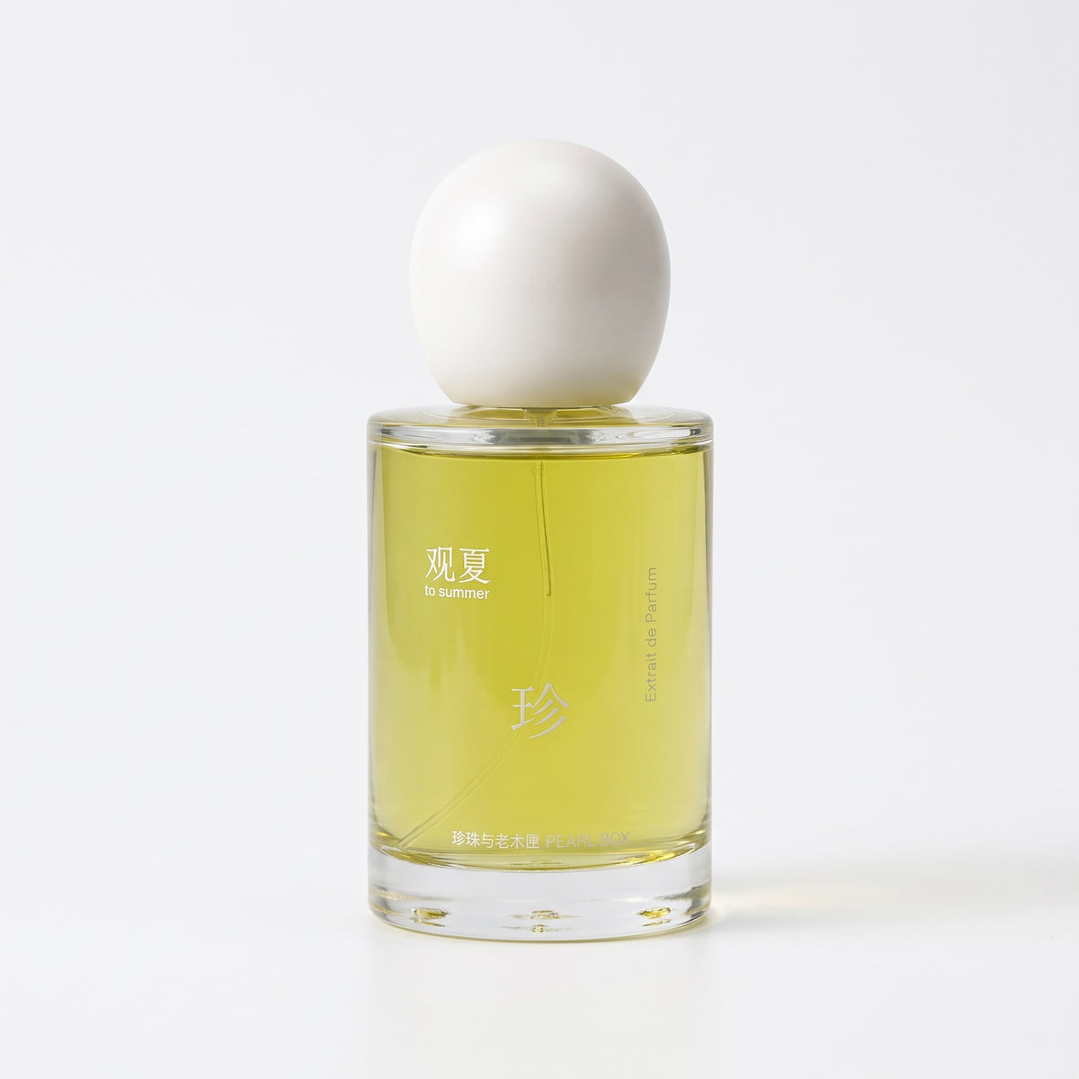 To Summer Pearl Box отливка, флакон на бял фон